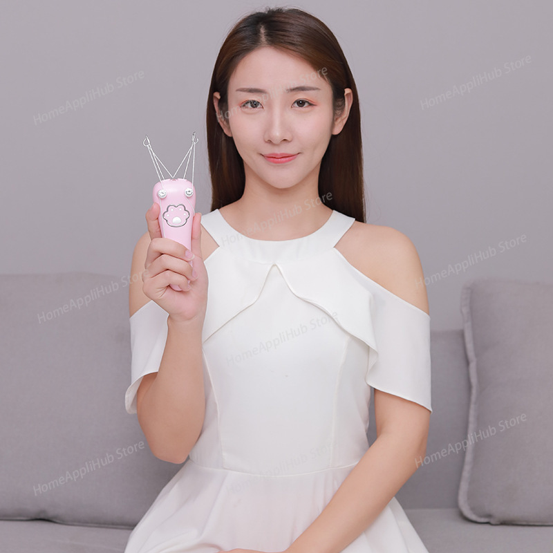 Epilator Wireless - Wireless Electric Cotton Thread Epilator Facial