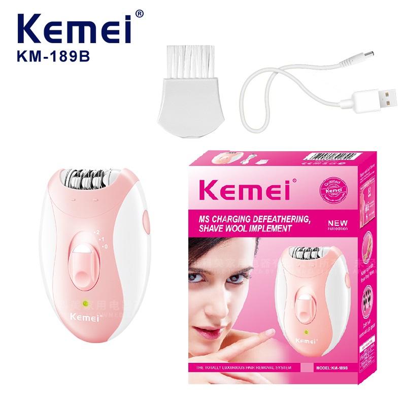 Epilator Wireless - Kemei Lady's Electric Epilator Two Speed