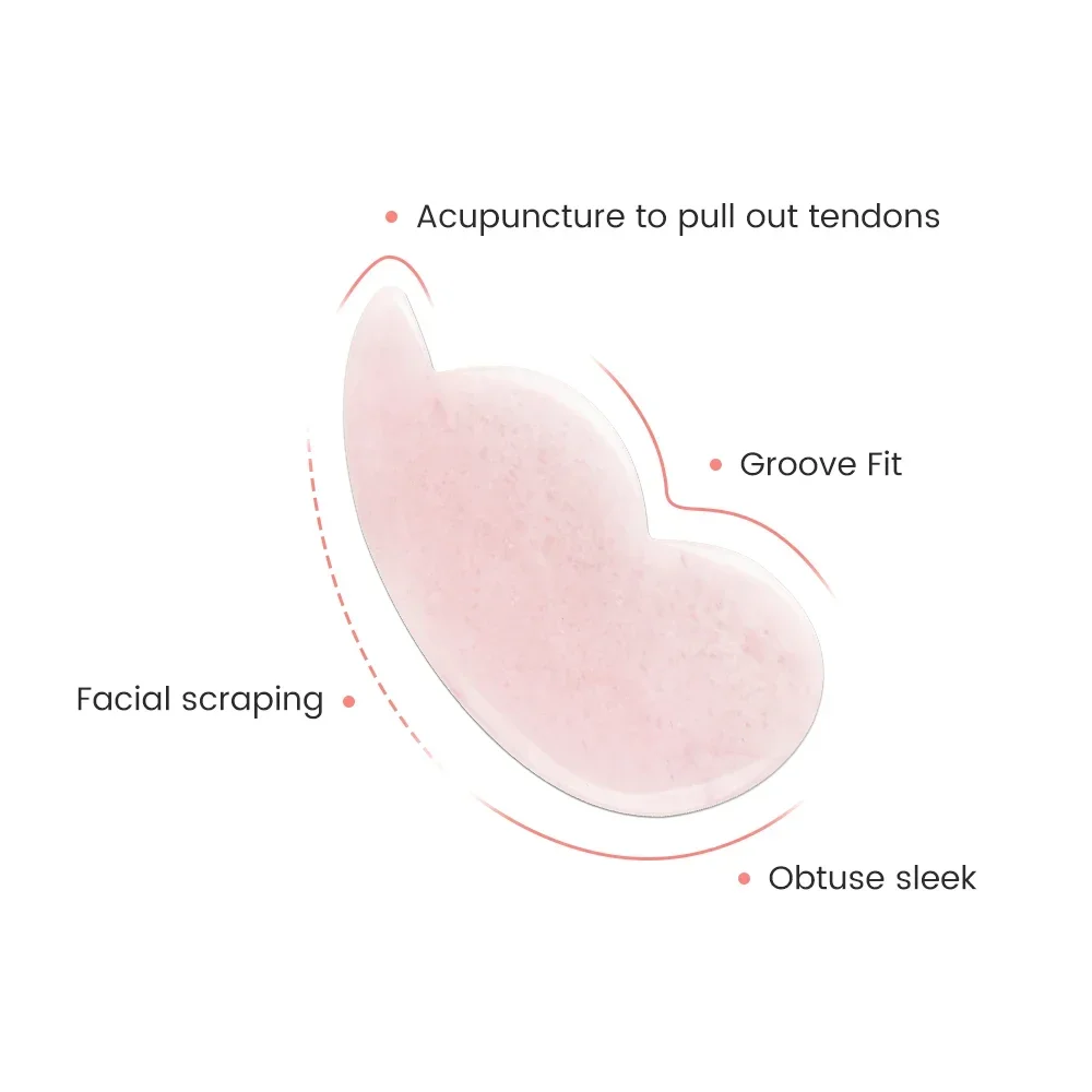 Natural Jade Stone Gua Sha Mas - Gua Sha Tool Rose Quartz review and price