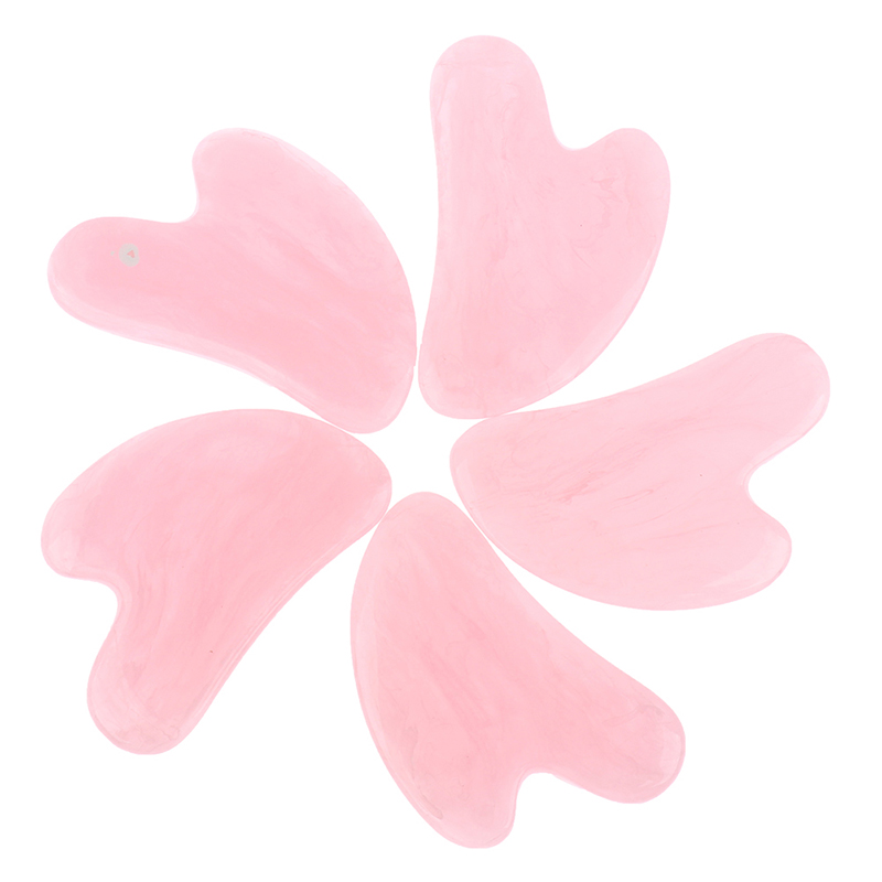 5Pcs Pink Natural Jade Rose Qu - Gua Sha Tool Rose Quartz review and price
