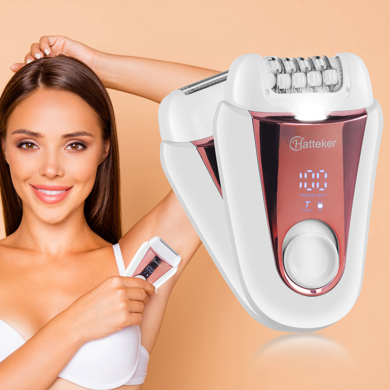 Hatteker 2-in-1 Rechargeable E - Epilator Wireless review and price