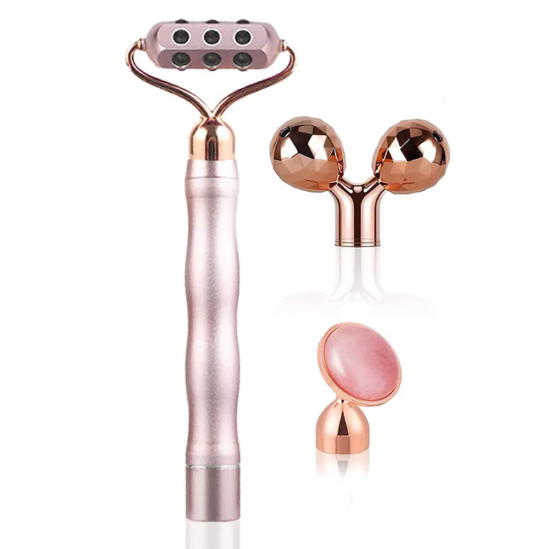 3 In 1 3D Roller Germanium Sto - Gua Sha Tool Rose Quartz review and price