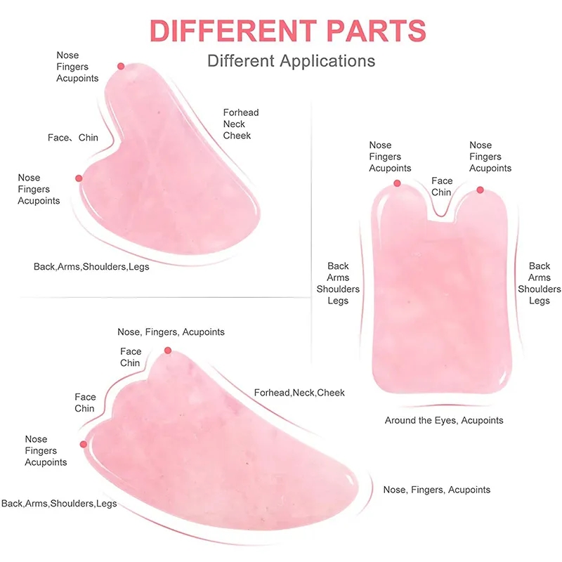 Rose Quartz Gua Sha Board Natu - Gua Sha Tool Rose Quartz review and price