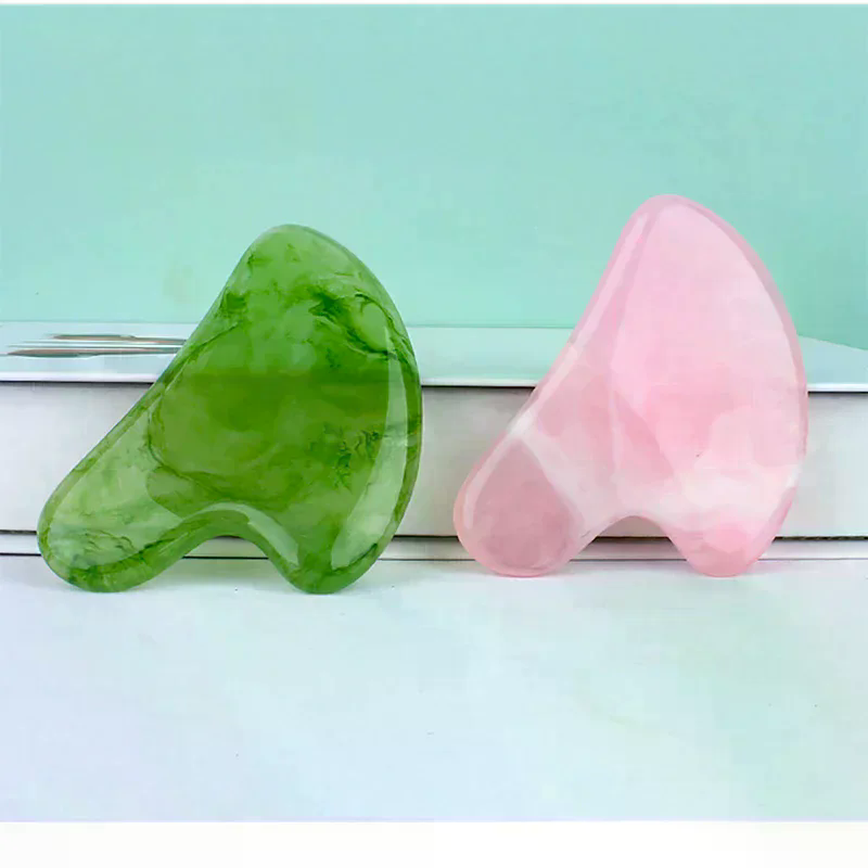 Natural Stone Jade Gouache Scr - Gua Sha Tool Rose Quartz review and price