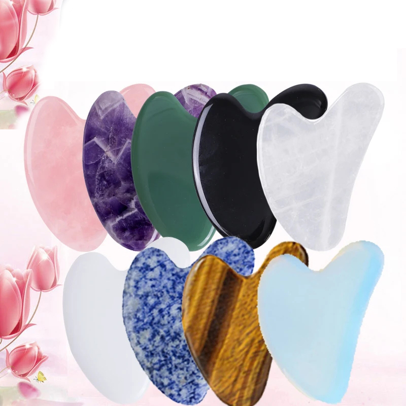 10pcs Natural Jade Gua Sha Set - Gua Sha Tool Rose Quartz review and price