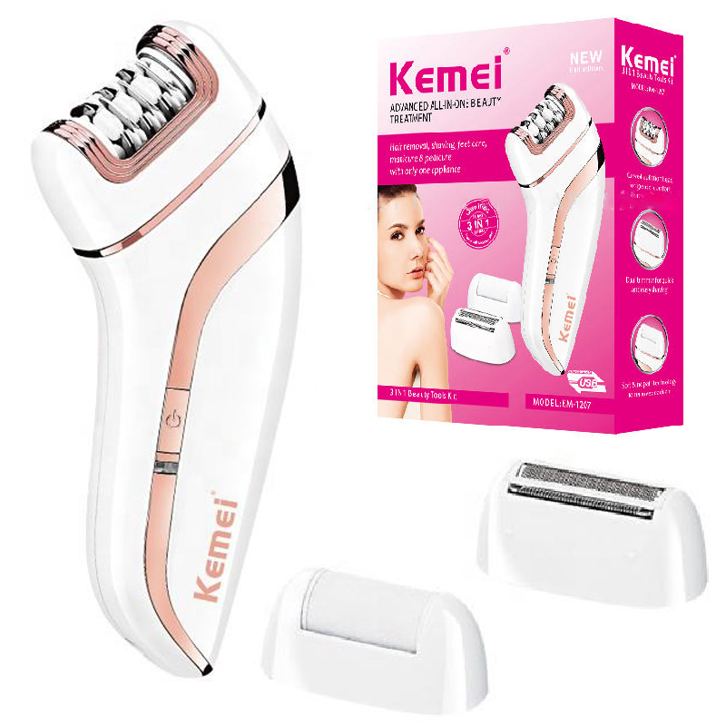 Original Kemei 3in1 Epilator E - Epilator Wireless review and price
