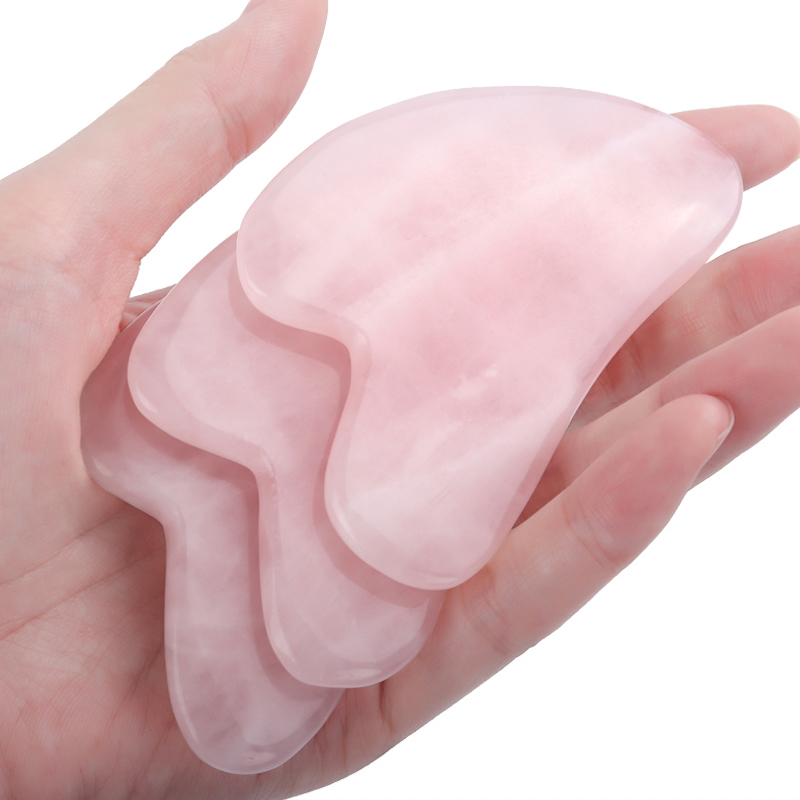 Rose Quartz Jade Guasha Massag - Gua Sha Tool Rose Quartz review and price