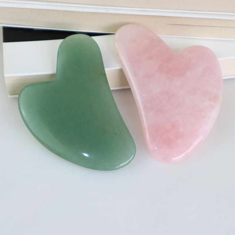Rose Quartz Jade Guasha Massag - Gua Sha Tool Rose Quartz review and price